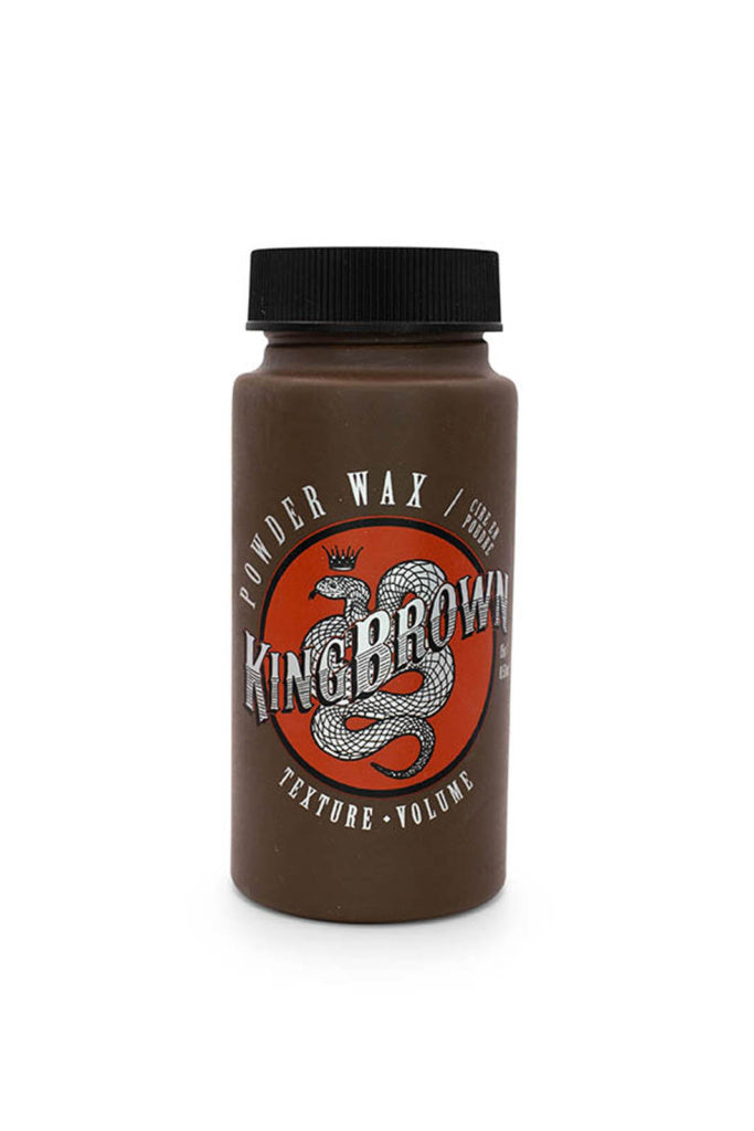 King Brown Powder Wax 15g-The Pomade Shop