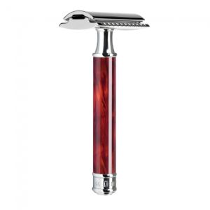 Muhle Traditional R108 Closed Comb Safety Razor – Tortoiseshell-The Pomade Shop