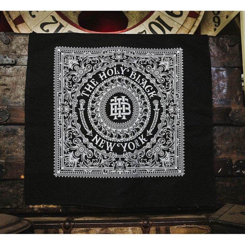 The Holy Black Secret Stash Bandanna-The Pomade Shop
