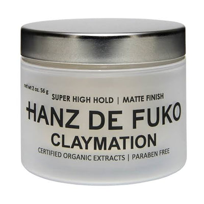 HANZ DE FUKO CLAYMATION HAIR STYLER - HIGH HOLD, MATTE FINISH-The Pomade Shop