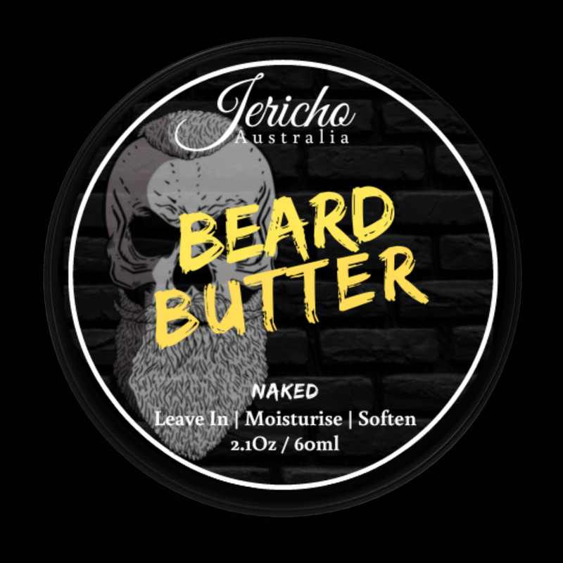 Jericho Beard Butter Naked Unscented 60ml-The Pomade Shop