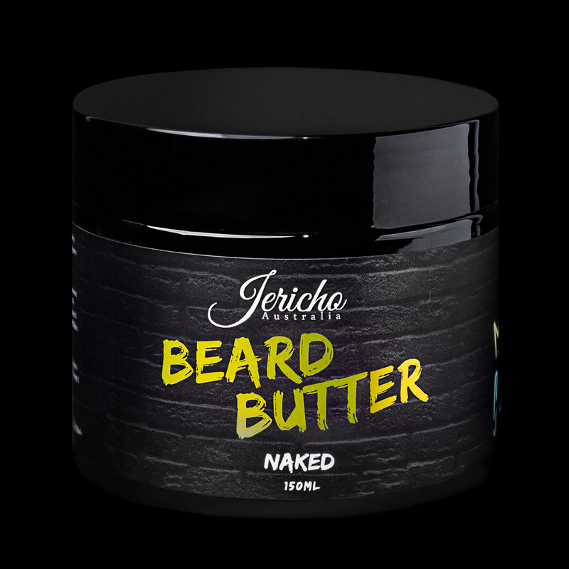 Jericho Beard Butter Naked Unscented KING SIZE 150ml-The Pomade Shop