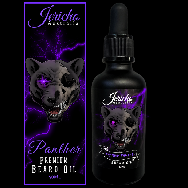 Jericho Premium Panther Beard Oil 50ml-The Pomade Shop