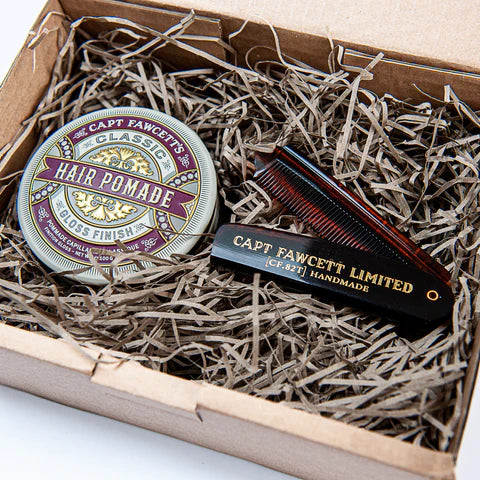 Captain Fawcett's Hair Grooming Gift Set-The Pomade Shop
