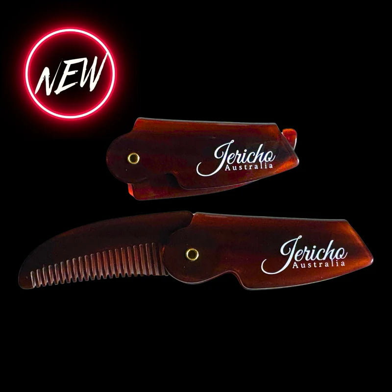 Jericho Folding Mo Comb-The Pomade Shop