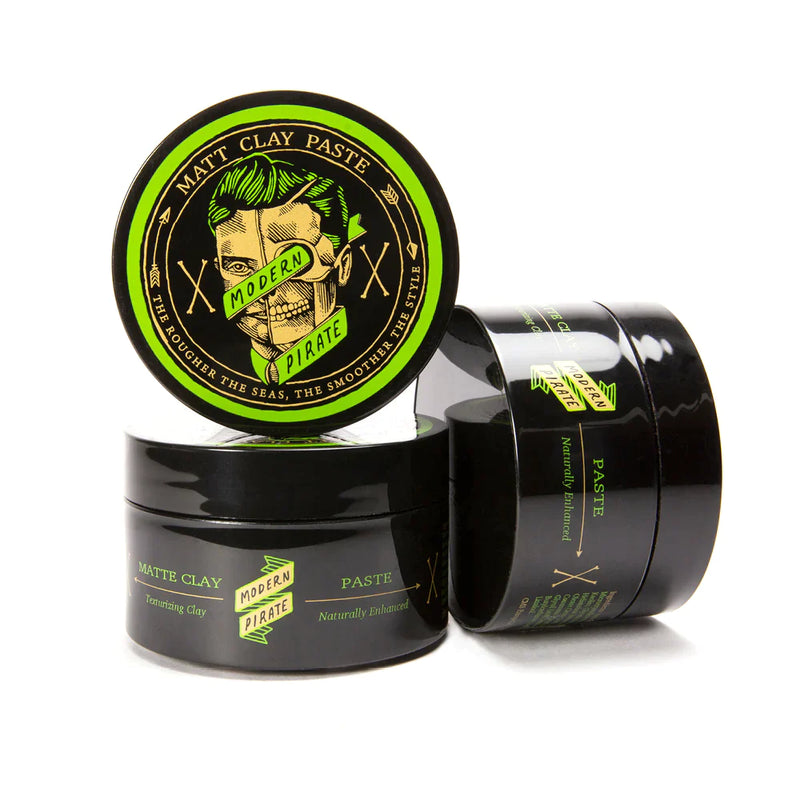 Modern Pirate Matte Clay Paste Combo Pack-The Pomade Shop