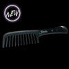 Jericho Carbon Fibre Wide Tooth Beard Comb-The Pomade Shop