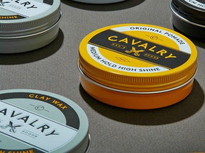 Cavalry Clay Wax Strong Hold Low Shine 90g-The Pomade Shop