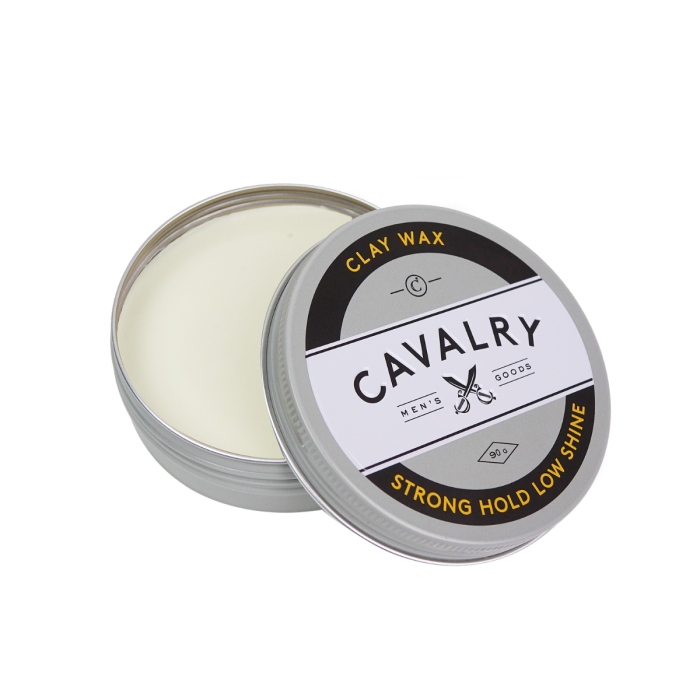 Cavalry Clay Wax Strong Hold Low Shine 90g-The Pomade Shop