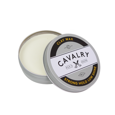 Cavalry Clay Wax Strong Hold Low Shine 90g-The Pomade Shop