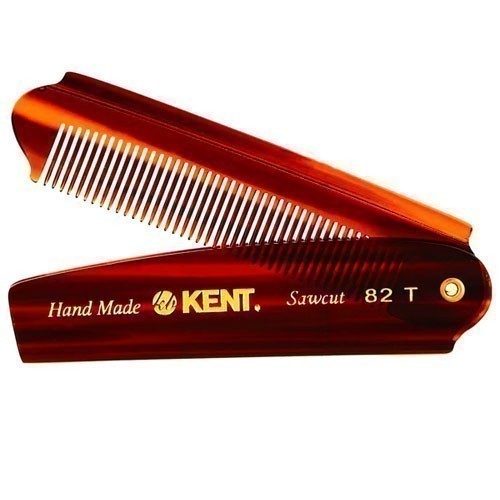 Kent Handmade 190mm Folding Comb Fine Hair 82T-The Pomade Shop