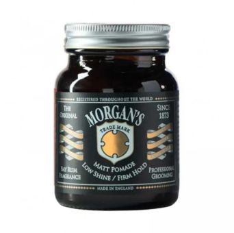 Morgan's Pomade Matt Firm Hold Bay Rum / Low Shine - 100g-The Pomade Shop