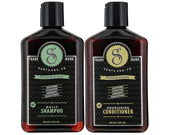 Suavecito Premium Blends Daily Shampoo & Conditioner Set 236ml-The Pomade Shop
