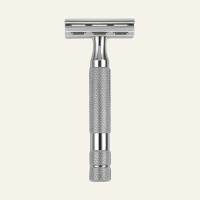 Rockwell 6C Safety Razor White Chrome Classic Handle PRE ORDER-The Pomade Shop