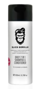 Slick Gorilla 2 in 1 Shampoo and Conditioner 200ml-The Pomade Shop