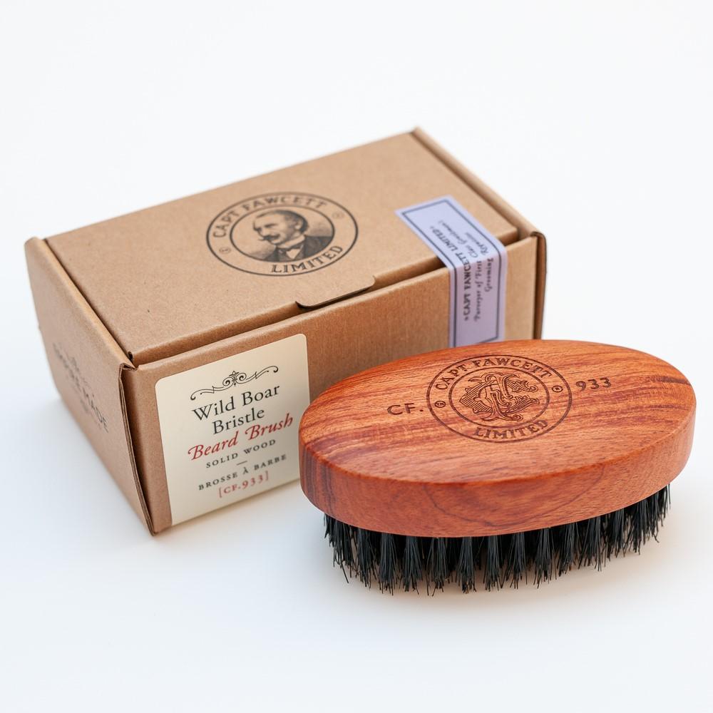 Captain Fawcett Wild Boar Bristle Beard Brush CF.933-The Pomade Shop