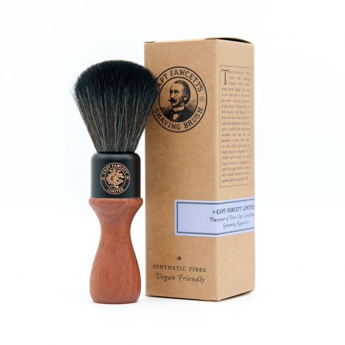 Captain Fawcett Synthetic Vegan Friendly Shaving Brush-The Pomade Shop