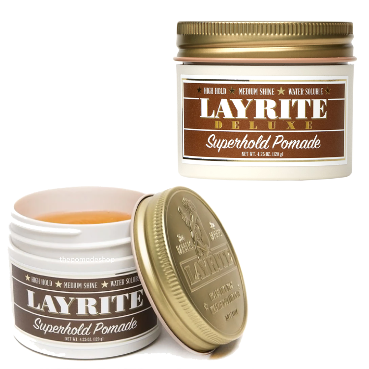 Layrite Superhold Water Based Pomade 120g DUO x 2 Pomades-The Pomade Shop