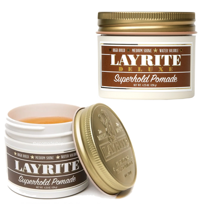 Layrite Superhold Water Based Pomade 120g DUO x 2 Pomades-The Pomade Shop