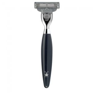 Muhle Kosmo R876 M3 Razor – Mach 3 – Black Resin-The Pomade Shop
