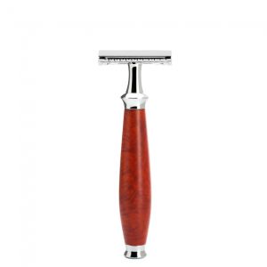 Muhle Purist R 59 SR Closed Comb Safety Razor – Briar Wood-The Pomade Shop
