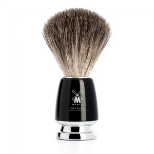 Muhle Rytmo M226 Pure Badger Hair Shaving Brush – Black-The Pomade Shop
