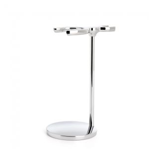 Muhle Sophist RHM 9 Brush And Razor Stand Chrome-The Pomade Shop