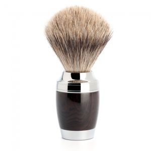 Muhle Stylo H75 Fine Badger Hair Shaving Brush – African Blackwood-The Pomade Shop