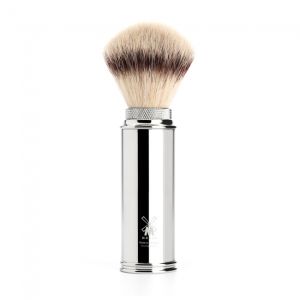 Muhle Travel M20 Silvertip Fibre® Shaving Brush – Metal-The Pomade Shop