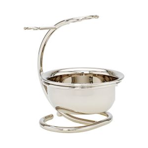 Truefitt & Hill Brush & Razor Stand with Bowl – Chrome-The Pomade Shop