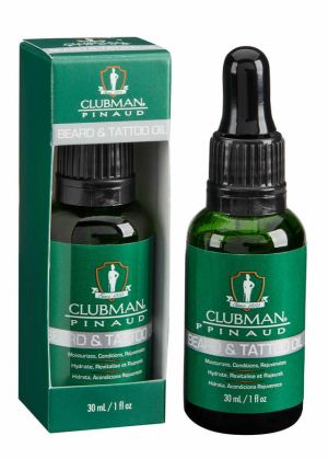 Clubman Beard and Tattoo Oil-The Pomade Shop