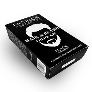 Pacinos Hair & Beard Colour Kit - Black-The Pomade Shop