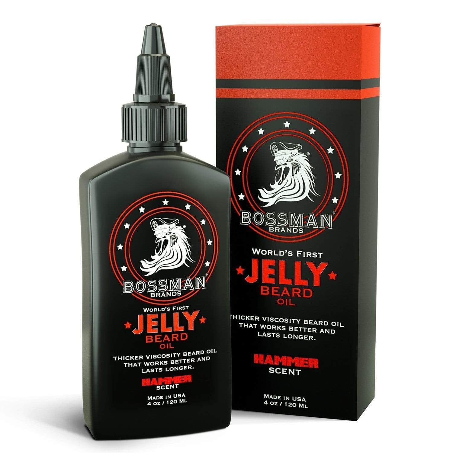 BOSSMAN Brands Beard Jelly HAMMER 120ml-The Pomade Shop