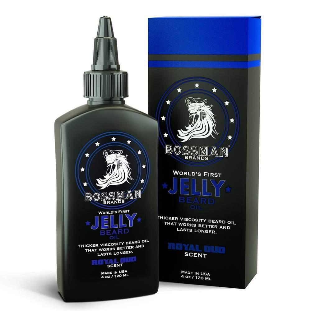 BOSSMAN Brands Beard Jelly ROYAL OUD 120ml-The Pomade Shop