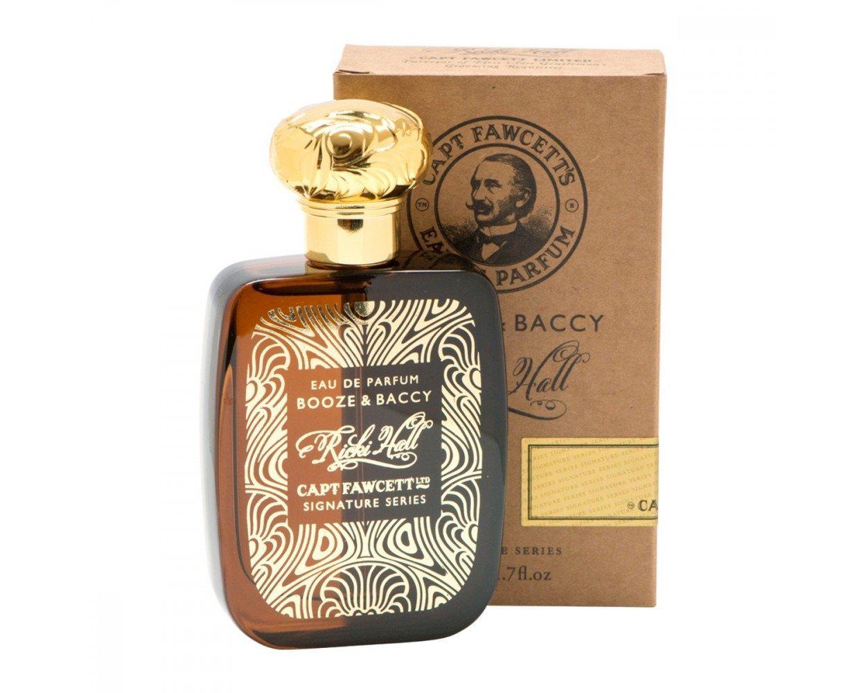 Captain Fawcett Booze and Baccy Eau De Parfum Ricki Hall 50ml-The Pomade Shop