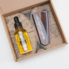 Captain Fawcett Private Stock Beard Oil & Folding Pocket Beard Comb Gift Set-The Pomade Shop