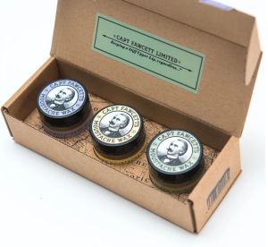 Captain Fawcett Mo Wax Cornucopia - Lavender (15ml), Sandalwood (15ml) & Ylang Ylang (15ml)-The Pomade Shop
