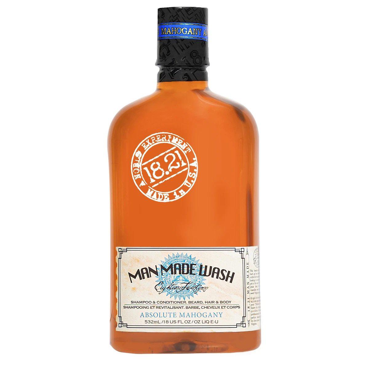 18.21 Man Made Absolute Mahogany Man Made Wash 532ml-The Pomade Shop