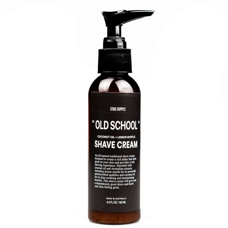 STAG SUPPLY OLD SCHOOL Shave Cream 125ml-The Pomade Shop