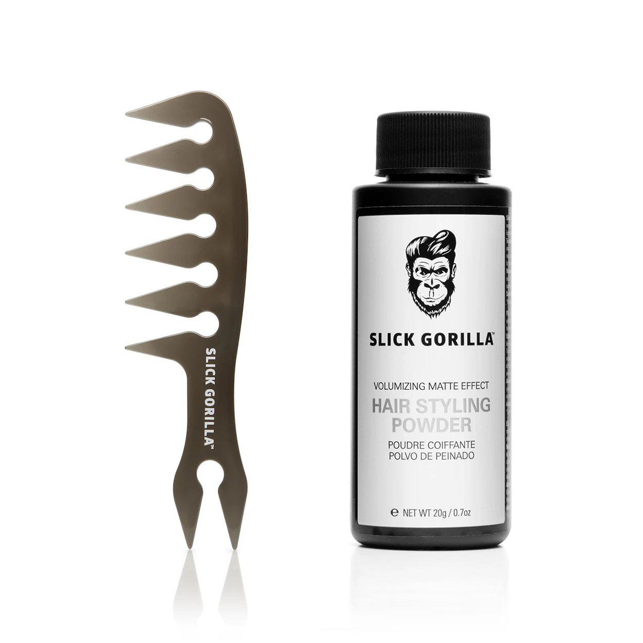 Slick Gorilla Comb & Powder Set-The Pomade Shop