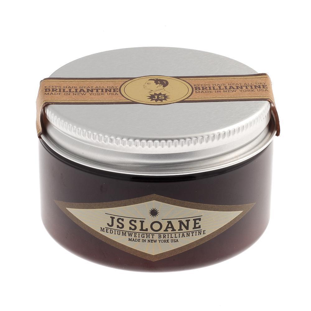 JS Sloane Brilliantine Mediumweight Pomade-The Pomade Shop