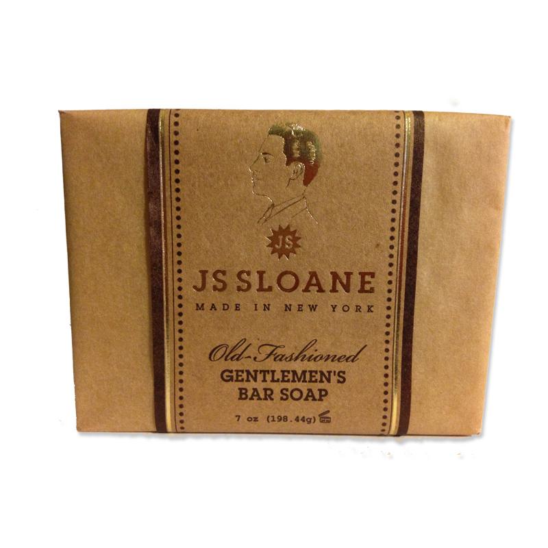 JS Sloane Old Fashioned Gentlemen's Bar Soap 7.oz 198g-The Pomade Shop