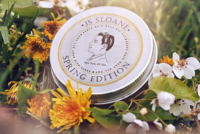 JS Sloane Brilliantine Mediumweight Pomade SPRING EDITION-The Pomade Shop