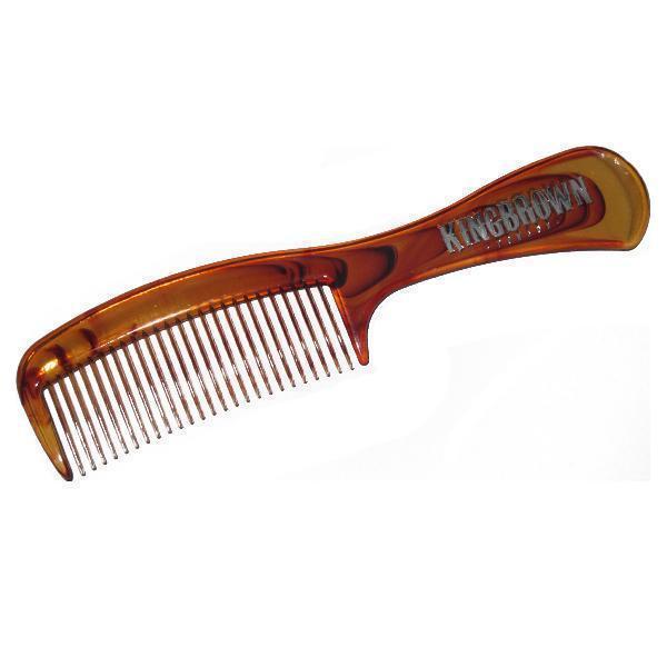 King Brown Tortoise Handle Comb-The Pomade Shop