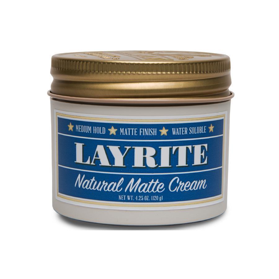 Layrite Natural Matte Cream Large Tub 297g 10.5oz-The Pomade Shop