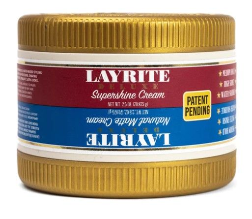 Layrite Deluxe Dual Chamber Natural Matte & Supershine Cream 5oz 141gr-The Pomade Shop
