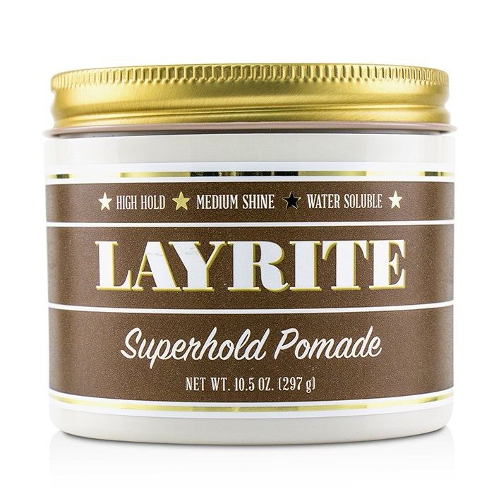 Layrite Superhold Pomade Large Tub 297g 10.5oz-The Pomade Shop