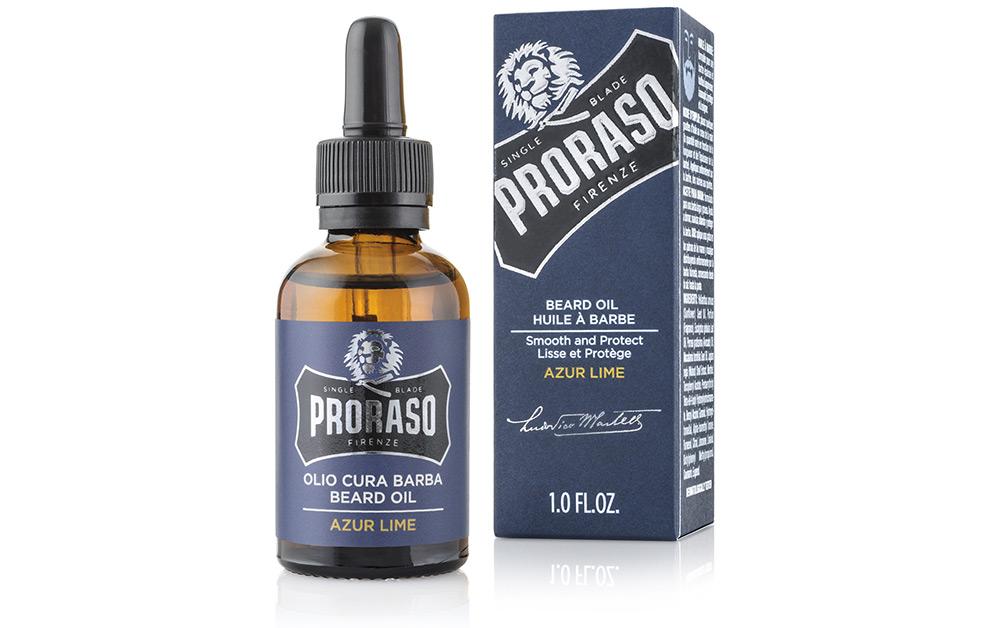 PRORASO BEARD OIL AZUR LIME 30ml-The Pomade Shop