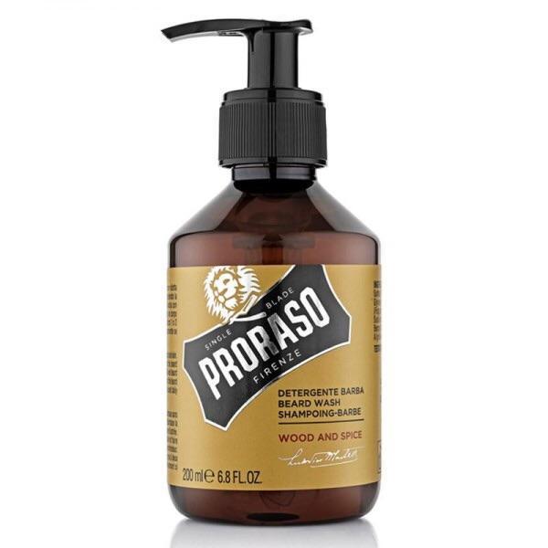 Proraso Beard Wash Wood & Spice 200ml-The Pomade Shop
