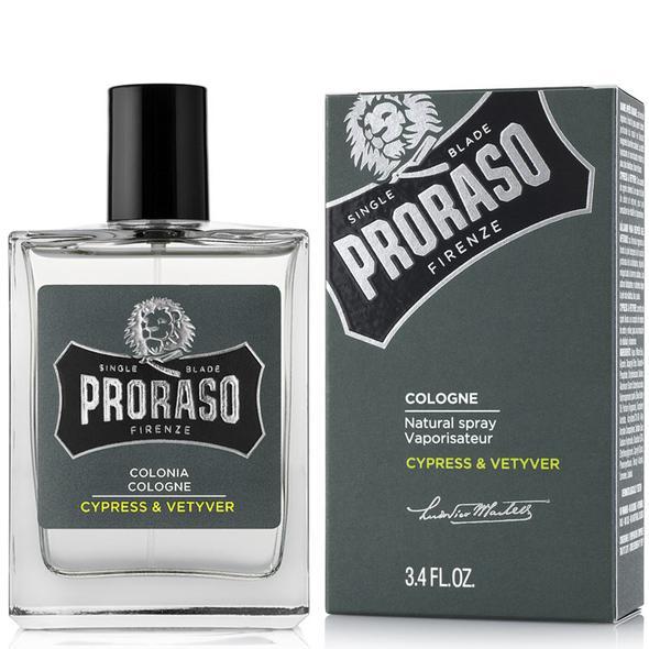 Proraso Cypress & Vetyver Cologne 100ml-The Pomade Shop